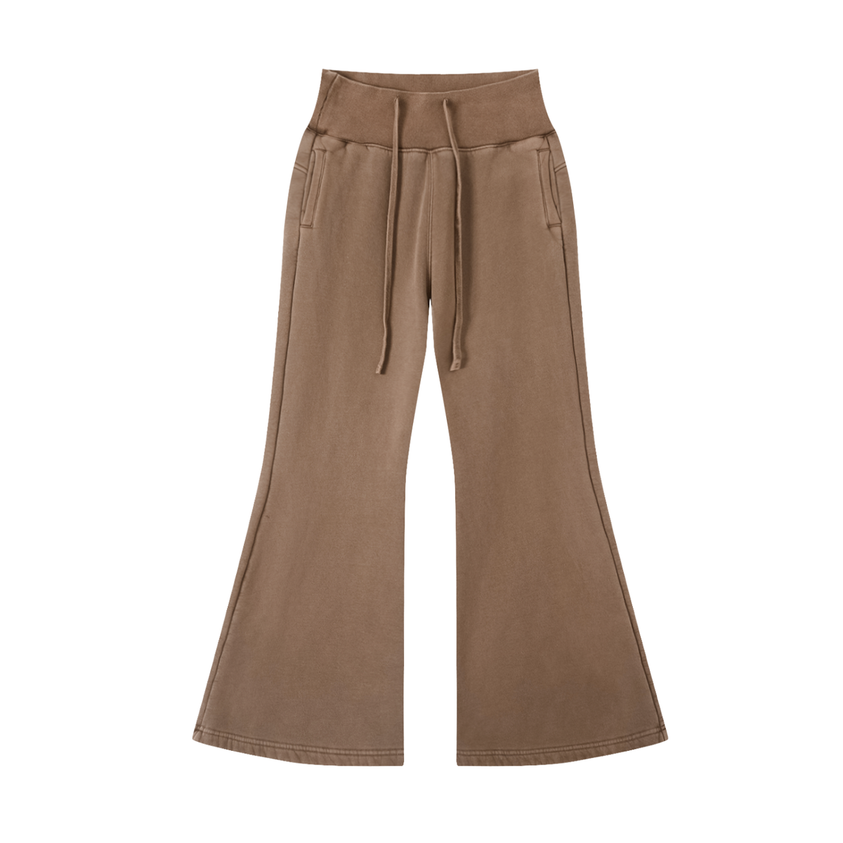 Vintage Wash Flared Fleece Workout Pants | ULZZANG BELLA