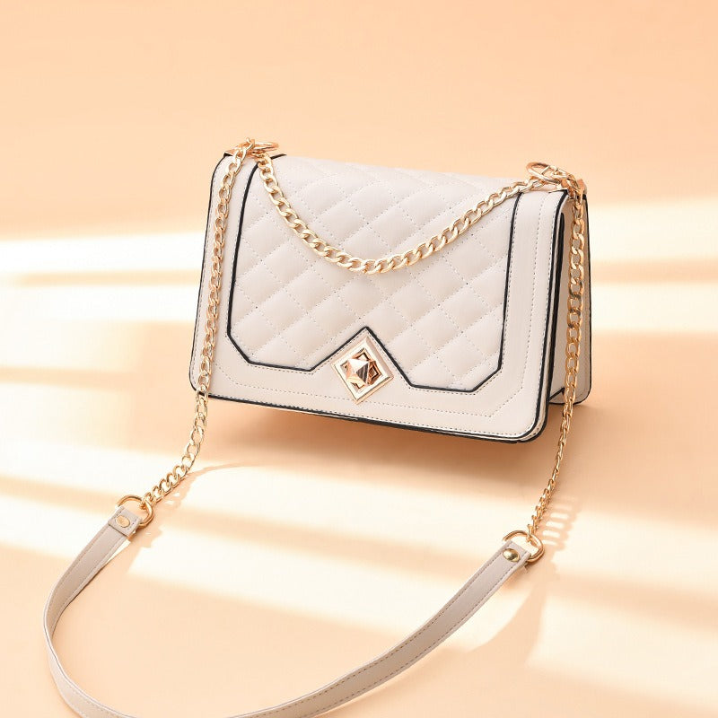 Chic One-Shoulder Minimalist Crossbody Bag for Summer Elegance | ULZZANG BELLA