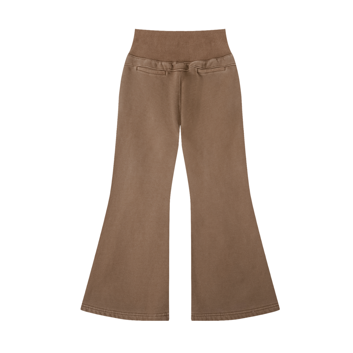 Vintage Wash Flared Fleece Workout Pants | ULZZANG BELLA