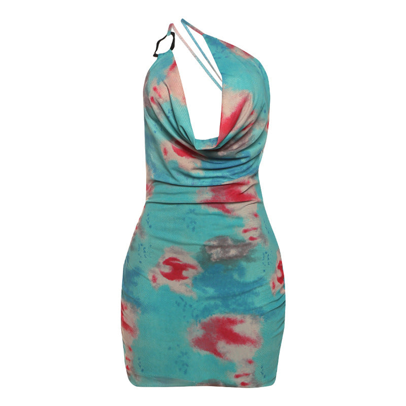 Enchanting Floral Off-the-Shoulder Backless Dress | ULZZANG BELLA