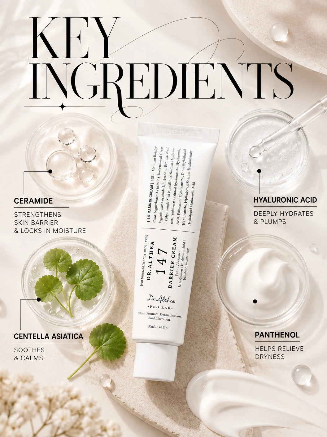147 Barrier Cream 50ml | Dr.Althea | Dr.Althea 147 Barrier Cream – Ceramide Barrier Care