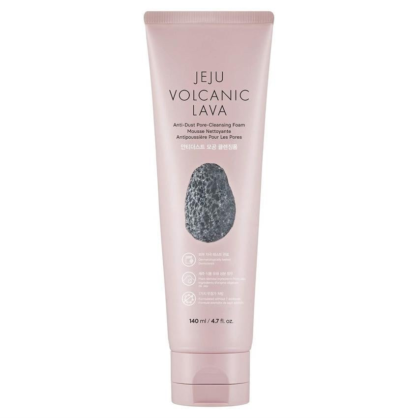 Jeju Volcanic Lava Anti-Dust Pore-Cleansing Foam for Radiant Skin (140ml) | The Face Shop
