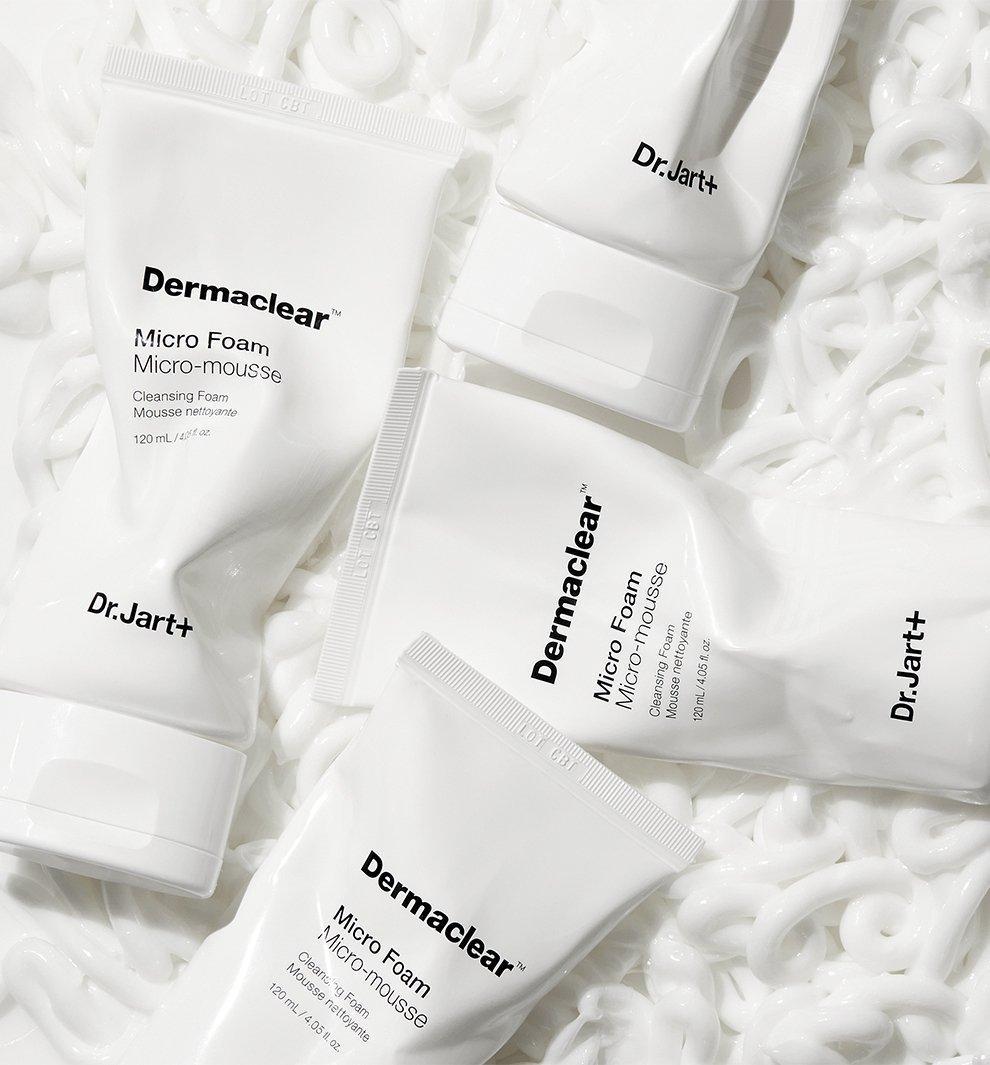 Indulge in Effortless Purity: Creamy Foaming Cleanser with Hydrogen Bio Water (120ml) | Dr.Jart+