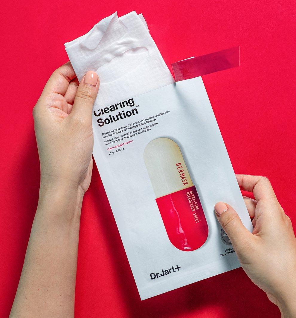 Revitalising Skin Clearing Micro Jet Mask - A Luxurious Solution for Acne-Prone Skin (5pc) | Dr.Jart+