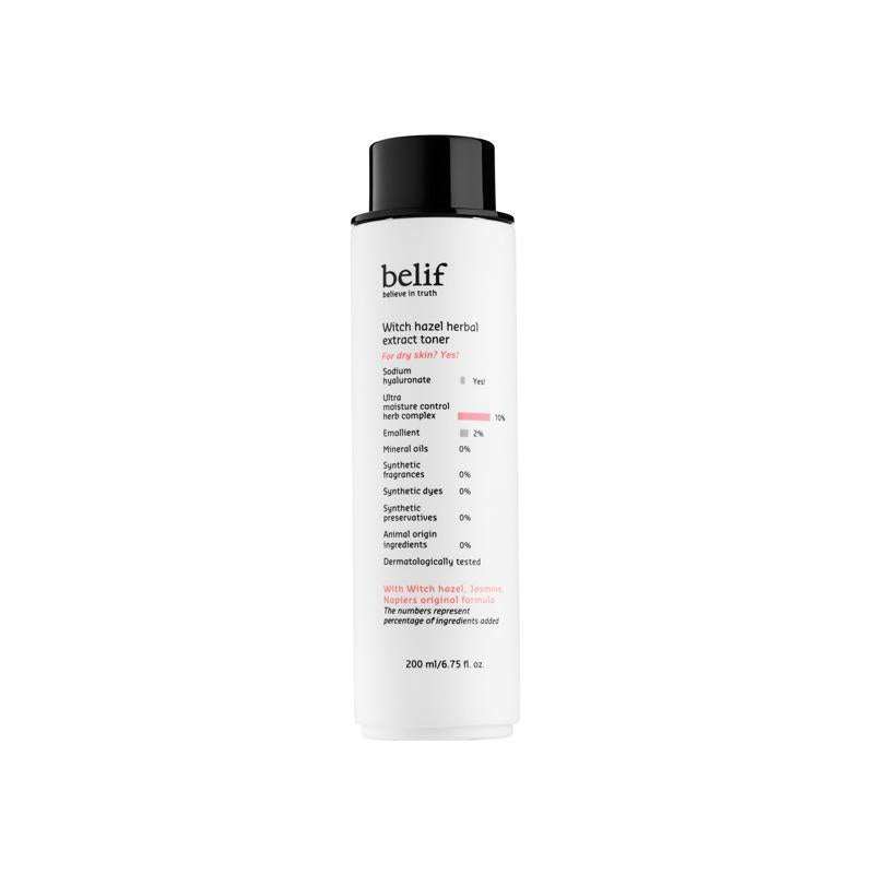 Tonique revitalisant à l'extrait d'hamamélis pour une hydratation luxueuse (200 ml) | belif