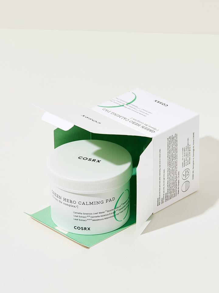 Gentle Green Hero Calming Pads for Sensitive Skin (70pcs) | COSRX