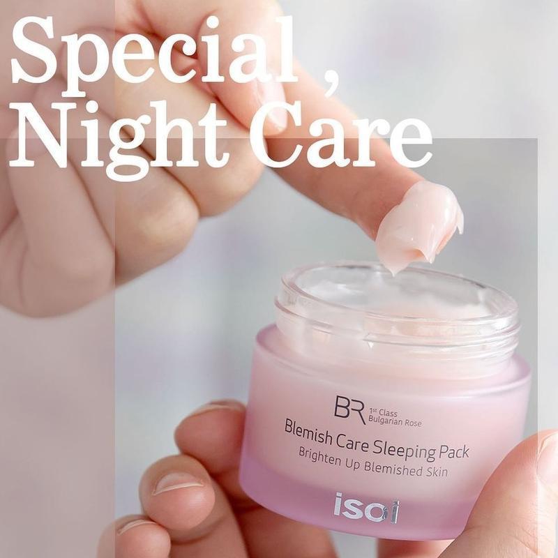 Luxurious Bulgarian Rose Overnight Blemish Care Mask | ISOI