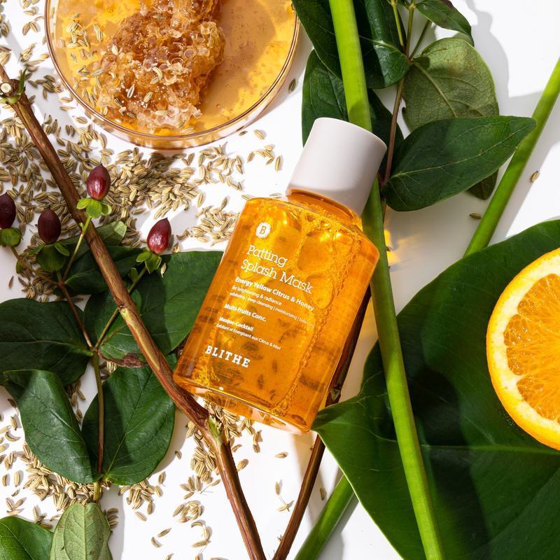 Patting Splash Mask Energy Yellow Citrus & Honey 150ml | Blithe