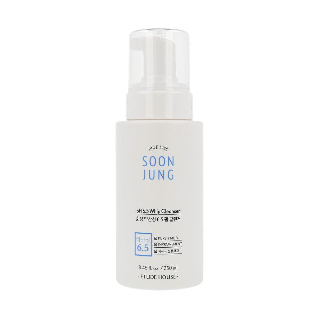 Gently Nourishing SoonJung pH 6.5 Whip Cleanser for Sensitive Skin (250ml) | Etude House