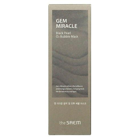 Gem Miracle Black Pearl 02 Bubble Mask 105g | theSAEM