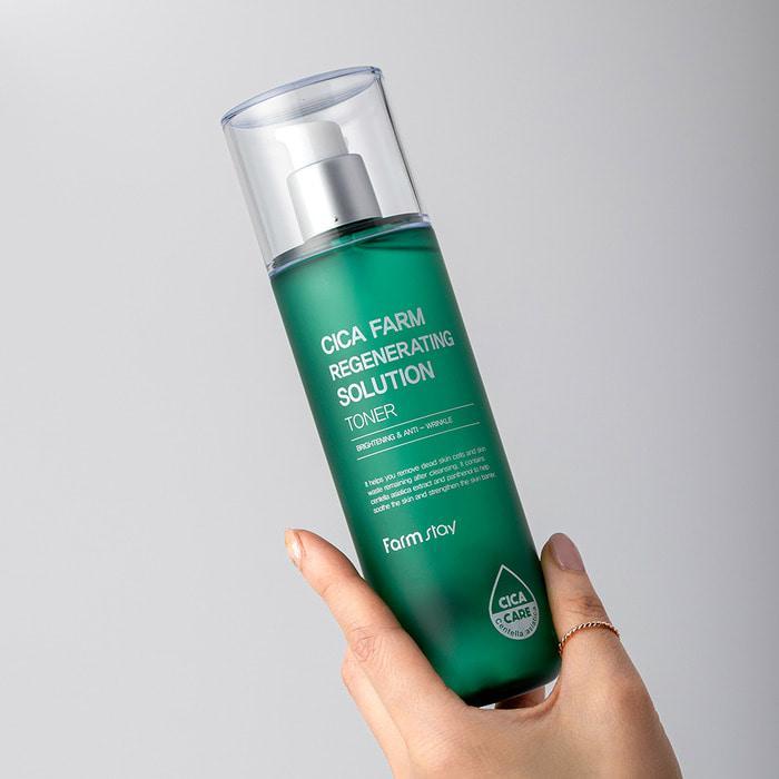 Cica Farm Regenerating Solution Toner 200ml | Farmstay