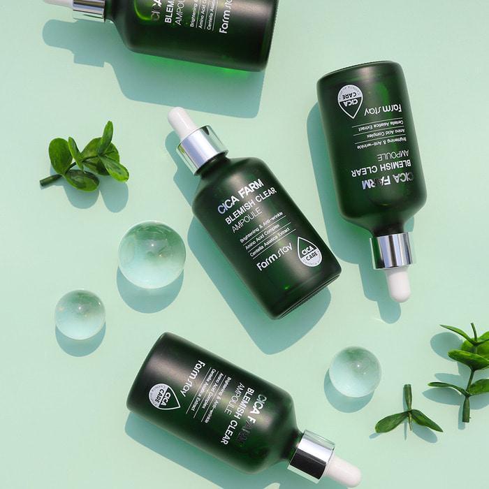 Cica Farm Blemish Clear Ampoule 100ml | Farmstay