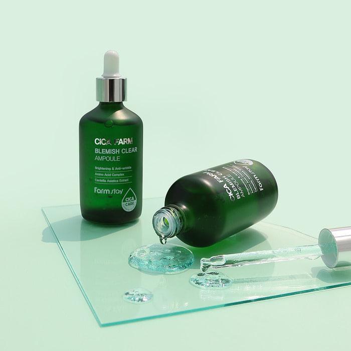 Cica Farm Blemish Clear Ampoule 100ml | Farmstay