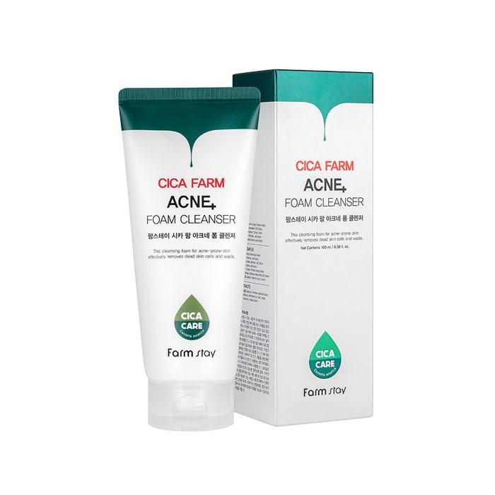 Cica Foam Cleanser for Acne-Prone Skin | Farmstay