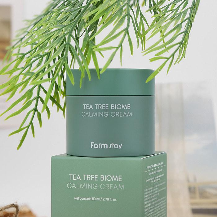 Tea Tree Biome Calming Cream 80ml | Farmstay