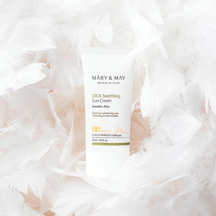 CICA Soothing Sun Cream SPF50+ PA++++ - 50ml | Mary&May