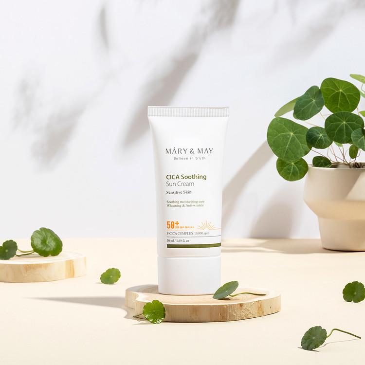 CICA Soothing Sun Cream SPF50+ PA++++ - 50ml | Mary&May