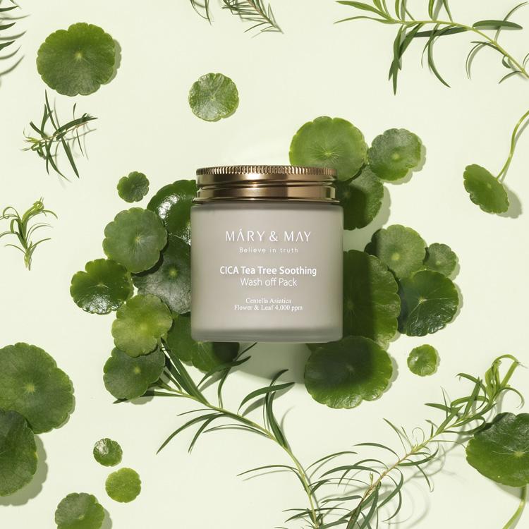 CICA TeaTree Soothing Wash off Pack 125g | Mary&May