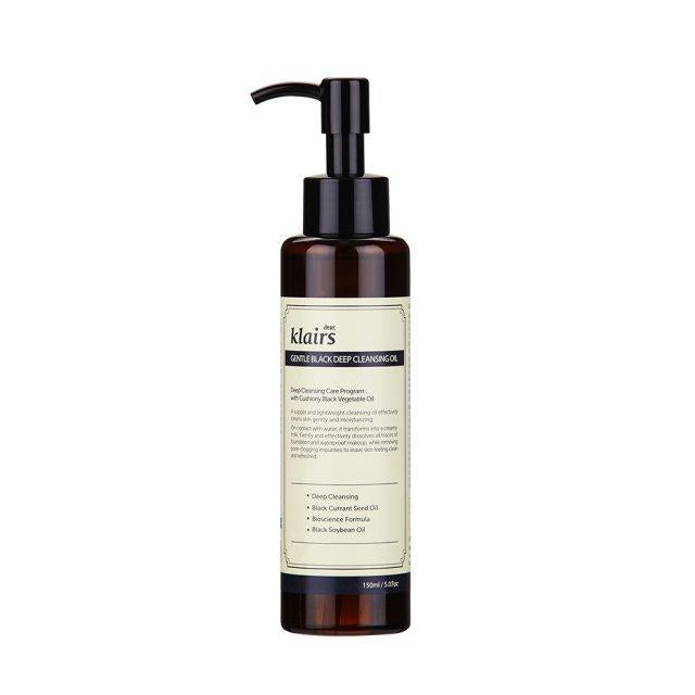Gentle Black Deep Cleansing Oil for Radiant Skin (150ml) | Klairs
