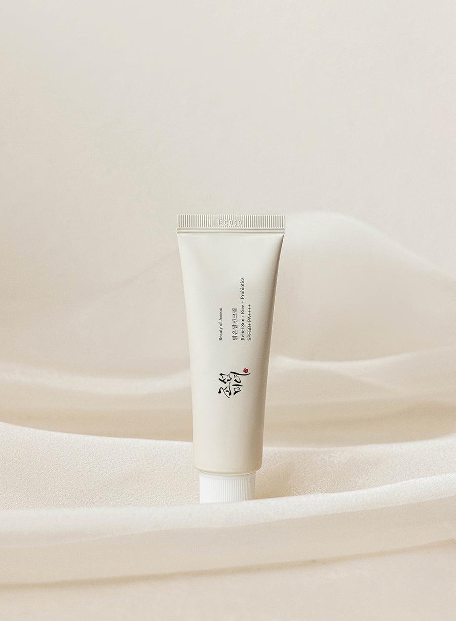 Radiant Elegance: Relief Sun Rice + Probiotics Sunscreen (50ml) | Beauty of Joseon