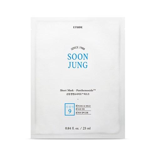 Indulge Your Skin: SoonJung Panthensoside Soothing Sheet Mask (10ea) | Etude House