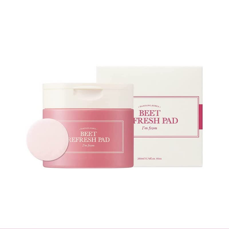 Revitalising Red Beet Refresh Pads (60pcs) | I'm From