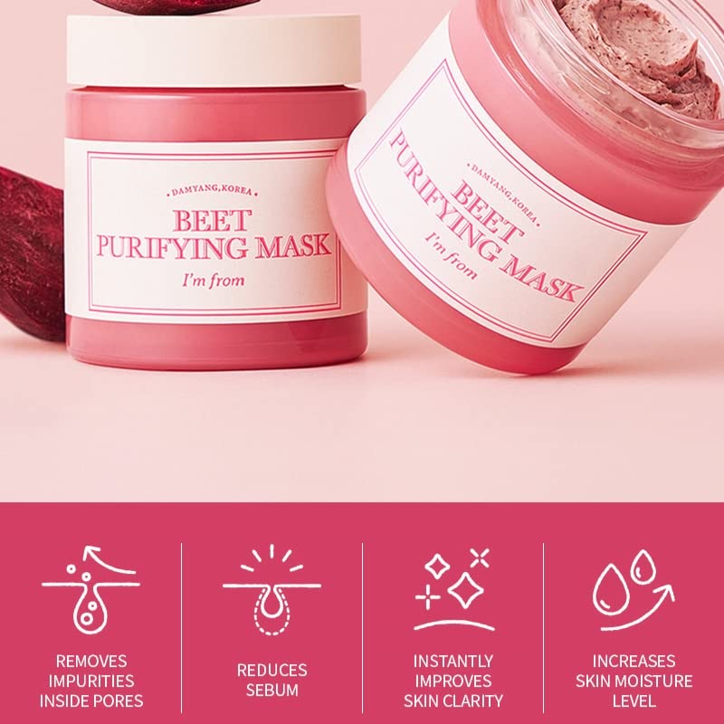 Beet Enzyme Purifying Mask for Radiant Complexion (110g) | I'm From