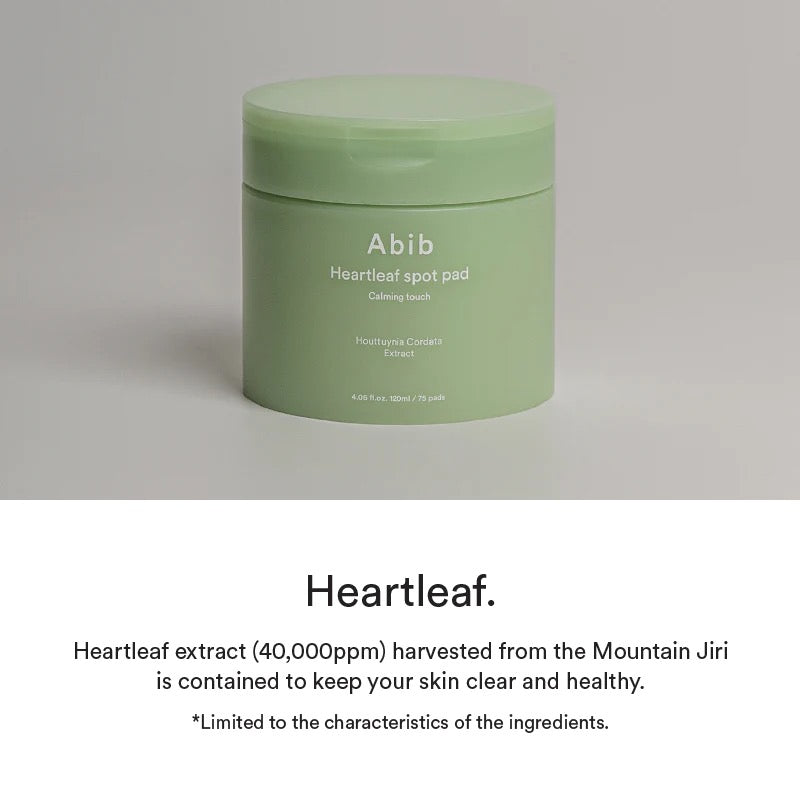 Heartleaf spot pad Calming touch - 150ml. 80 pads | Abib