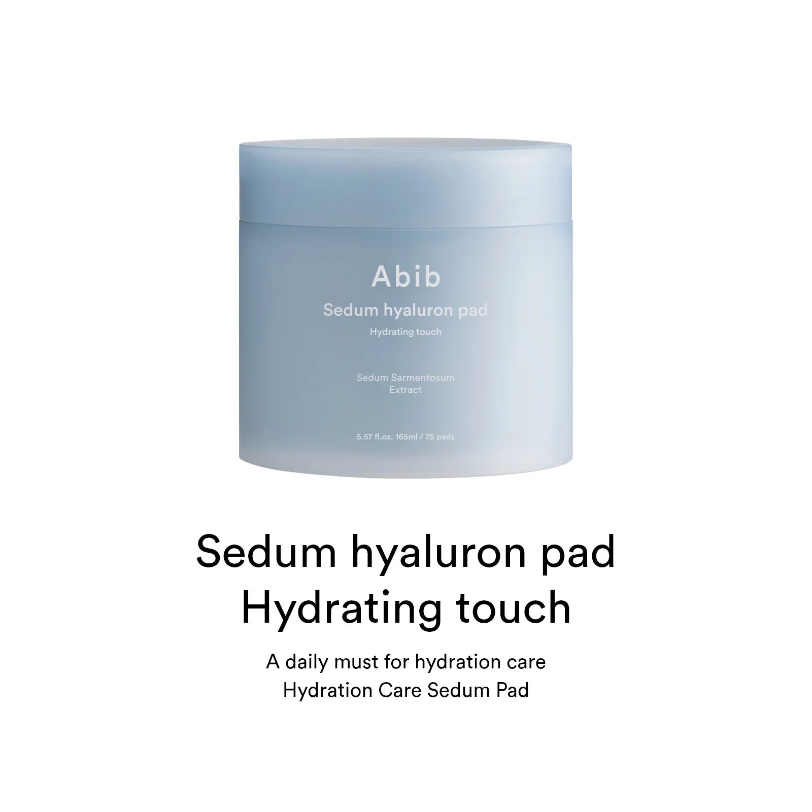 Sedum hyaluron pad Hydrating touch - 165ml. 75 pads | Abib