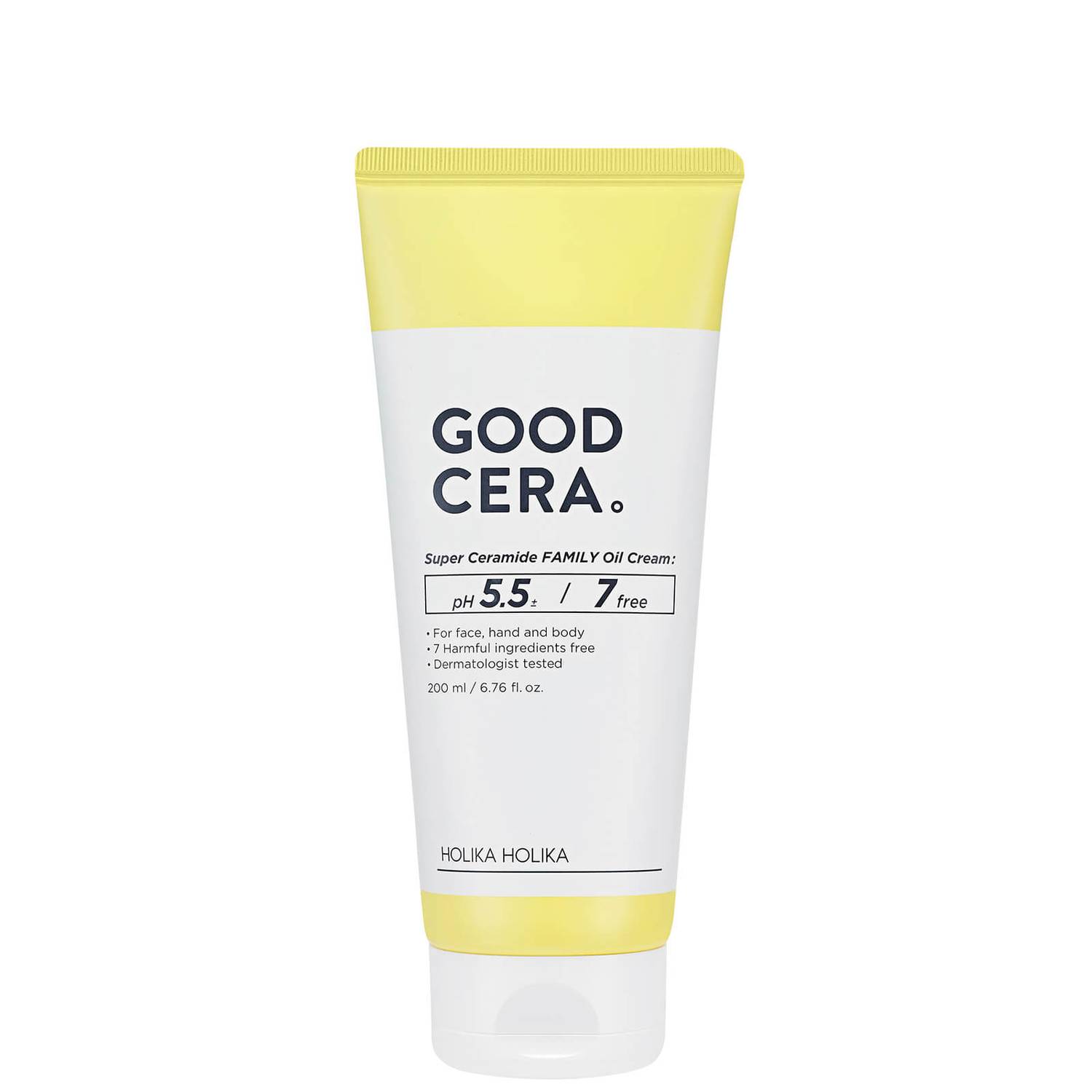 Indulging in Radiance: Good Cera Super Ceramide Family Oil Cream (200ml) | HOLIKA HOLIKA