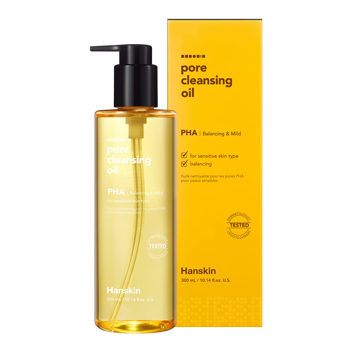PHA Pore Cleansing Oil 300ml | Hanskin