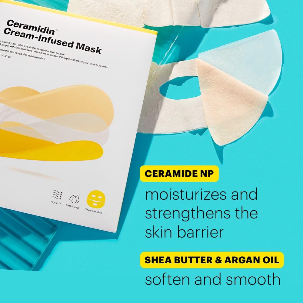 Indulge Your Skin with the Ceramidin Cream-Infused Mask - Ultimate Moisture Boost (18g) | Dr.Jart+
