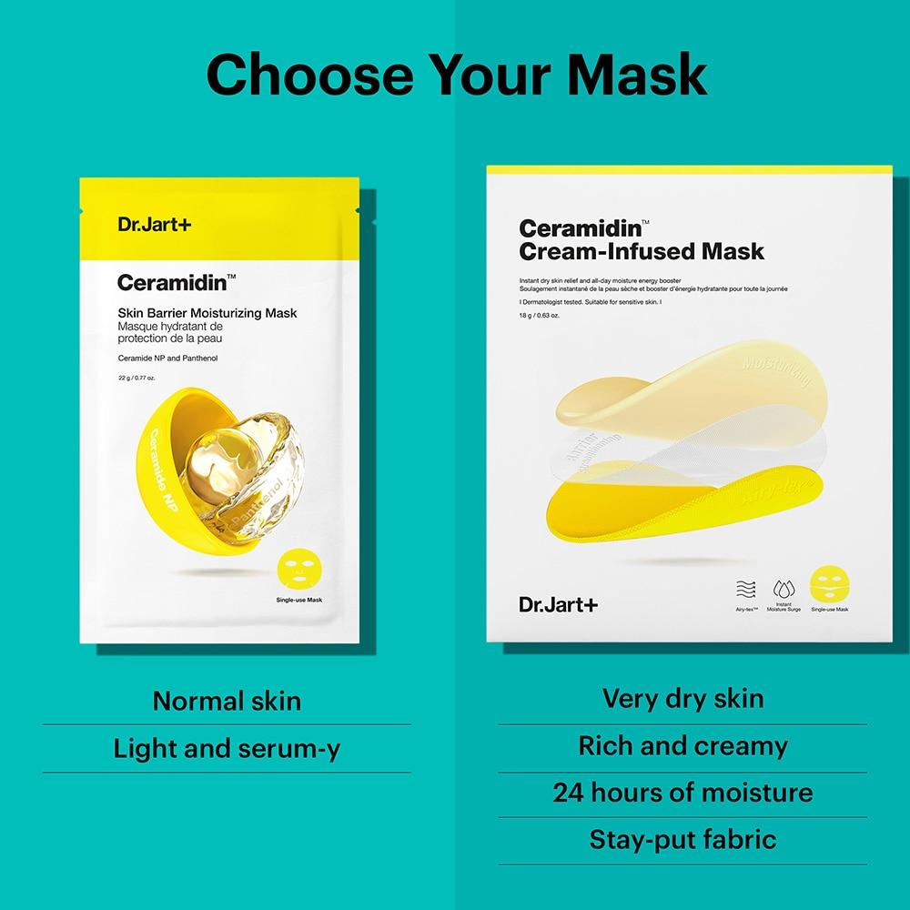 Indulge Your Skin with the Ceramidin Cream-Infused Mask - Ultimate Moisture Boost (18g) | Dr.Jart+