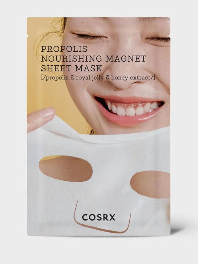 Coccola la tua pelle con la maschera in tessuto magnetico nutriente alla propoli Full Fit (25 g) | COSRX