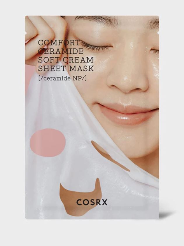 Balancium Comfort Ceramide Soft Cream Sheet Mask for Radiant Skin (26g) | COSRX
