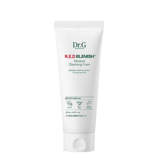 Indulge Your Skin with Red Blemish Moisture Cleansing Foam (150ml) | Dr.G
