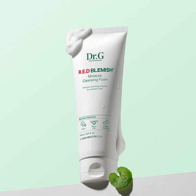 Indulge Your Skin with Red Blemish Moisture Cleansing Foam (150ml) | Dr.G