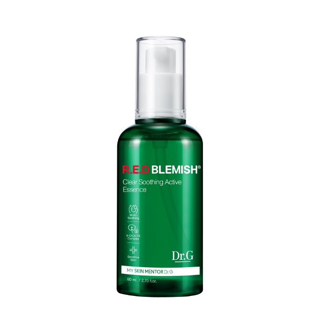 Indulge Your Skin with the Red Blemish Clear Soothing Active Essence (80ml) | Dr.G