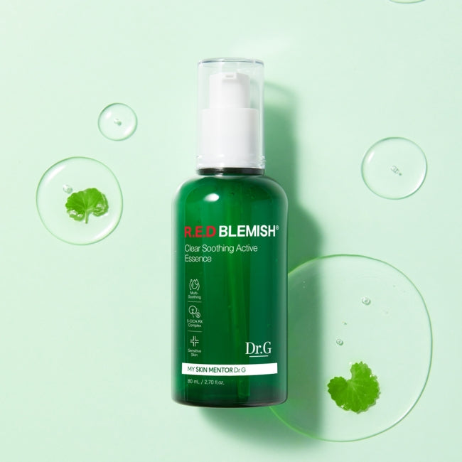 Indulge Your Skin with the Red Blemish Clear Soothing Active Essence (80ml) | Dr.G