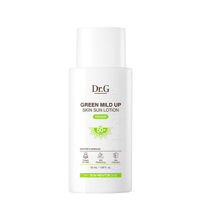 Nourishing Green Mild Up Skin Sun Lotion - Luxurious UV Protection (50ml) | Dr.G
