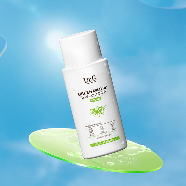 Nourishing Green Mild Up Skin Sun Lotion - Luxurious UV Protection (50ml) | Dr.G