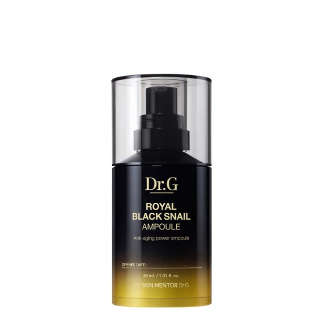 Ampoule luxueuse à l'escargot noir royal pour une peau éclatante de vitalité (30 ml) | Dr.G