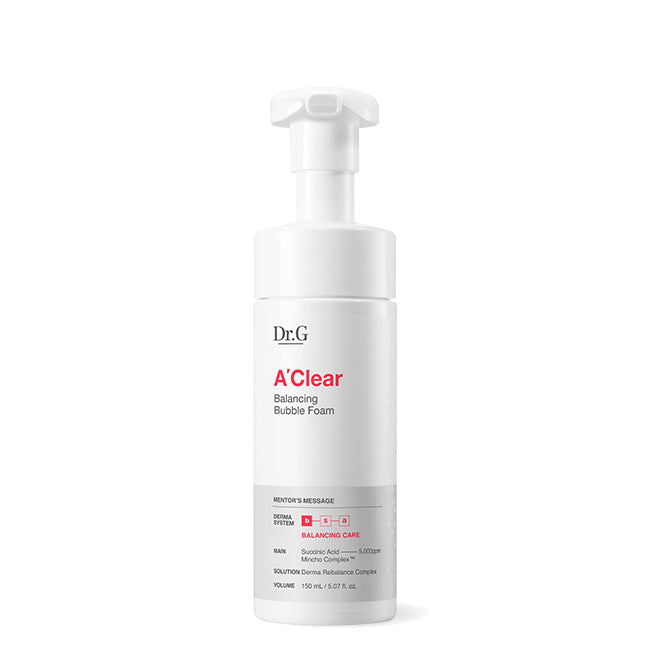A' Clear Bubble Foam Cleanser for Radiant Skin Clarity (150ml) | Dr.G