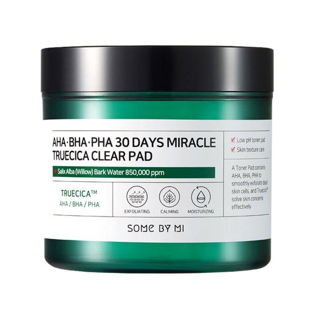 AHA BHA PHA 30 Days Miracle Truecica Clear Pad 70ea | SOME BY MI