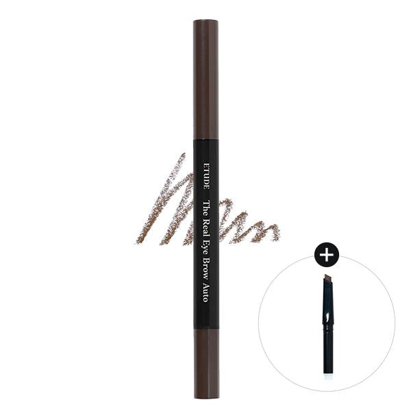 The Real Eyebrow Auto Pencil 03 Dark Brown: Effortless Elegance Redefined | Etude House