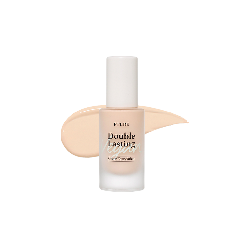 Fondotinta Double Lasting Vegan Cover Superior Clean Coverage No.17C1 Light Vanilla (30 g) | Etude House