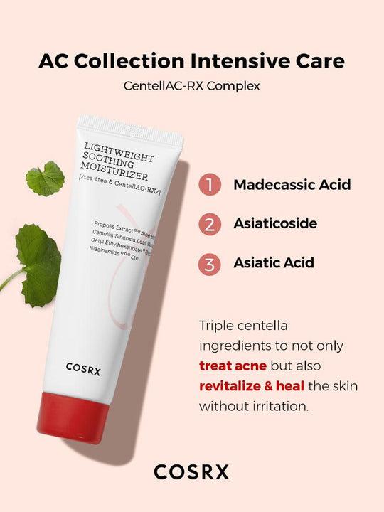 Gentle Radiance: Lightweight Soothing Moisturizer for Acne-Prone Skin (80ml) | COSRX