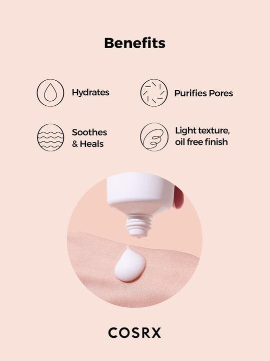 Gentle Radiance: Lightweight Soothing Moisturizer for Acne-Prone Skin (80ml) | COSRX