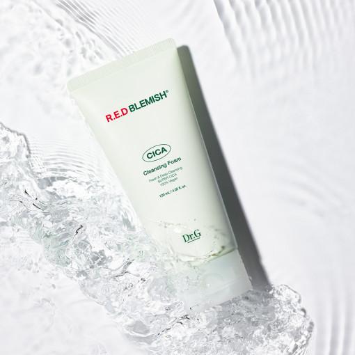 Indulge in Radiance: Red Blemish Cica Cleansing Foam (120ml) | Dr.G