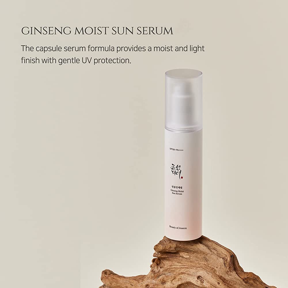 Ginseng Moist Shield Sun Serum: Radiance & Protection for Timeless Beauty (50ml) | Beauty of Joseon